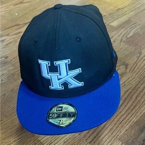 Kentucky Wildcats New Era 59Fifty 100% Wool Mens Fitted 7 1/4 hat Anthony Davis